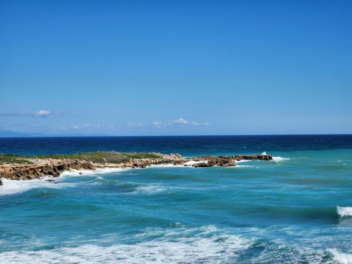 Beachfront Apartment, Quiet 4 Beds, 1 Bath, Ac, Wi-Fi, Hot Water, In Paraiso Near Los Patos Exterior foto