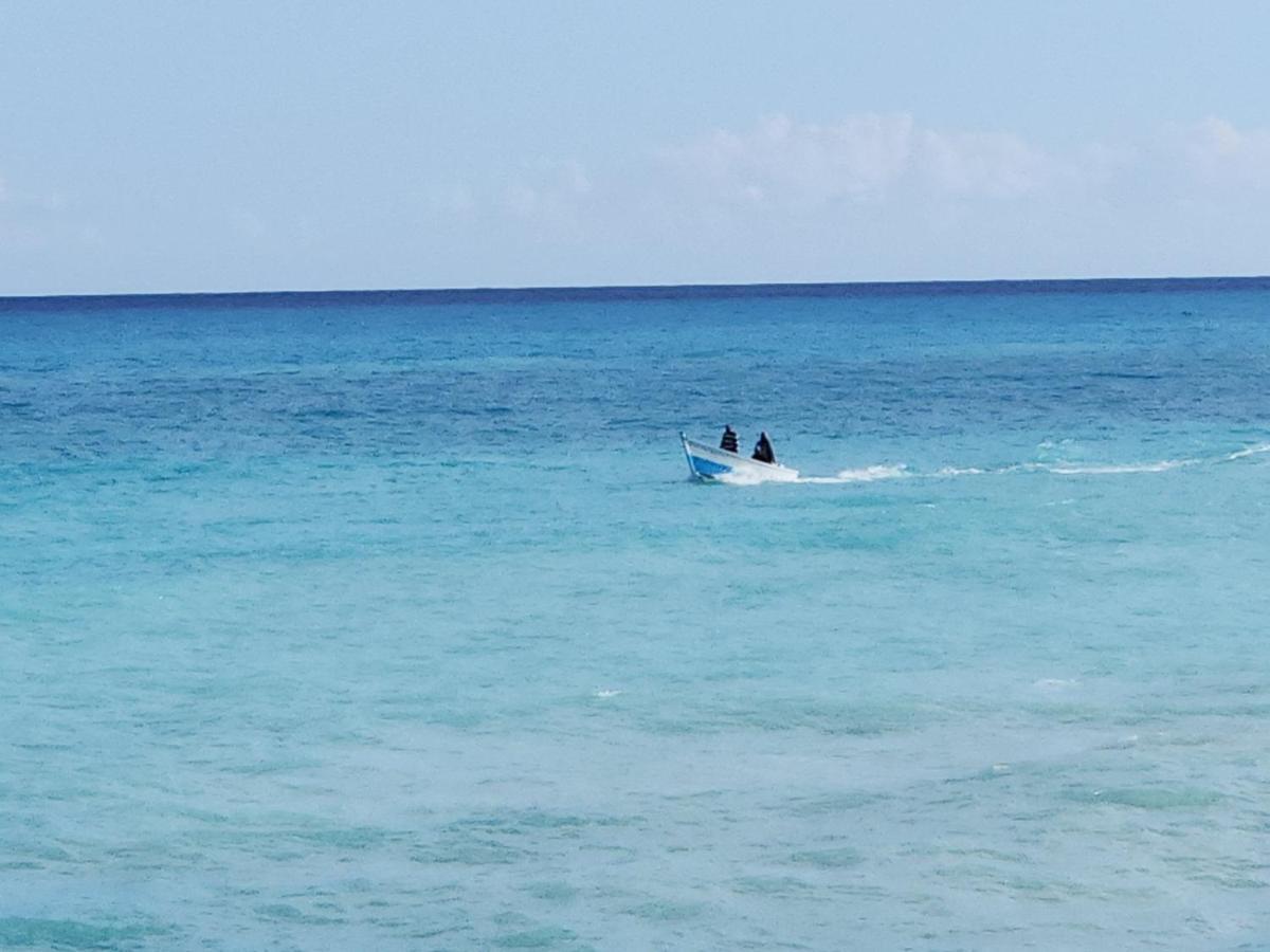 Beachfront Apartment, Quiet 4 Beds, 1 Bath, Ac, Wi-Fi, Hot Water, In Paraiso Near Los Patos Exterior foto